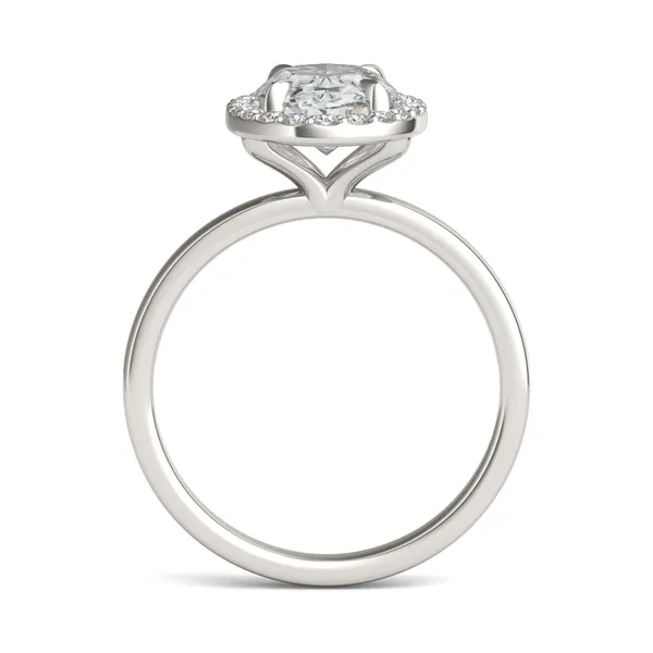 Oval Custom Halo Classic Engagement Ring Setting