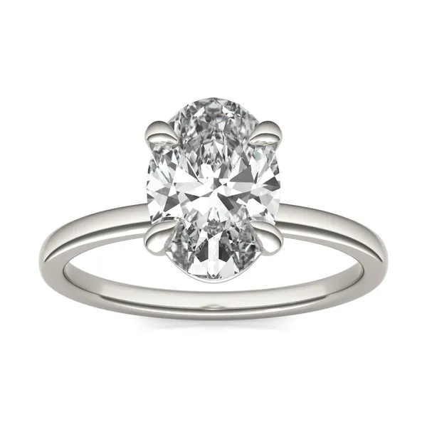 Oval Custom Martini Classic Engagement Ring Setting