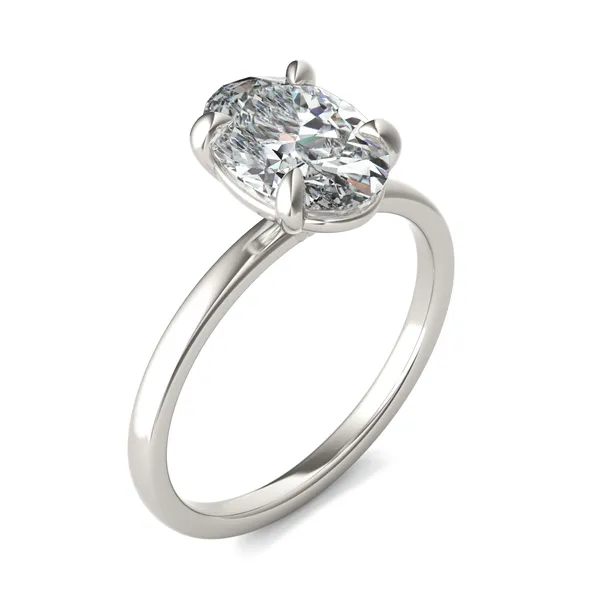 Oval Custom Martini Classic Engagement Ring Setting