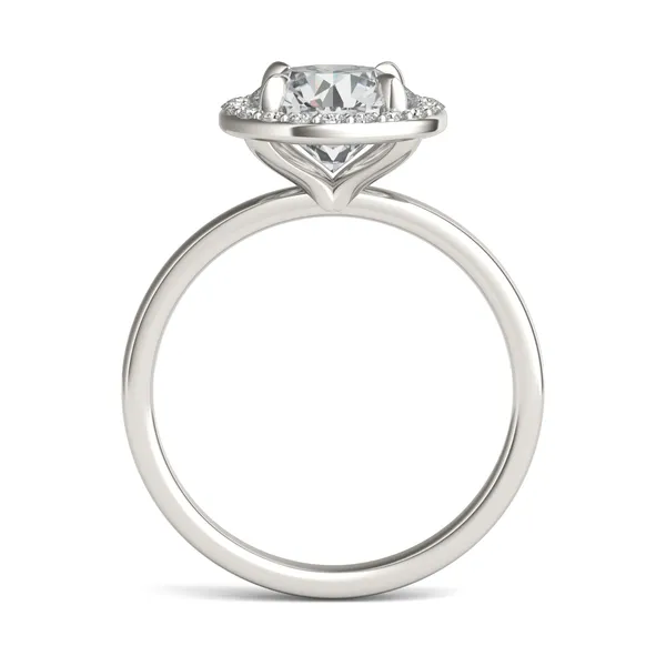 Round Custom Halo Classic Engagement Ring