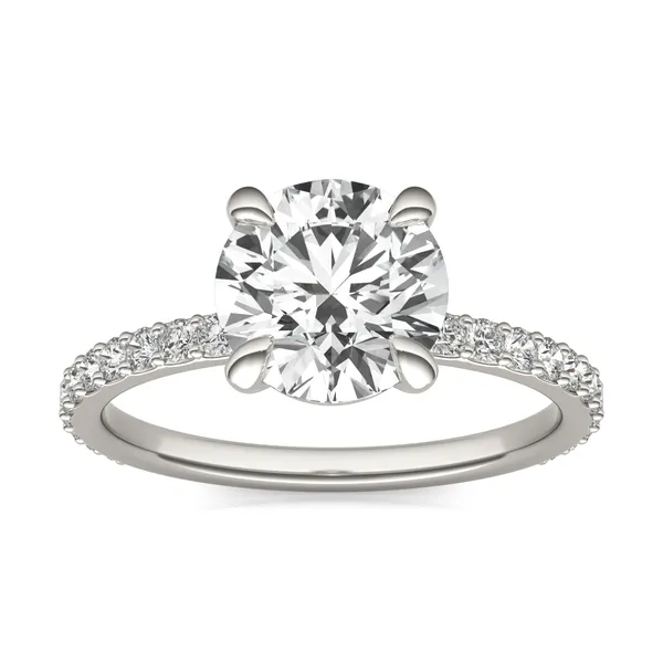 Round Custom Martini 3/4 Eternity Engagement Ring