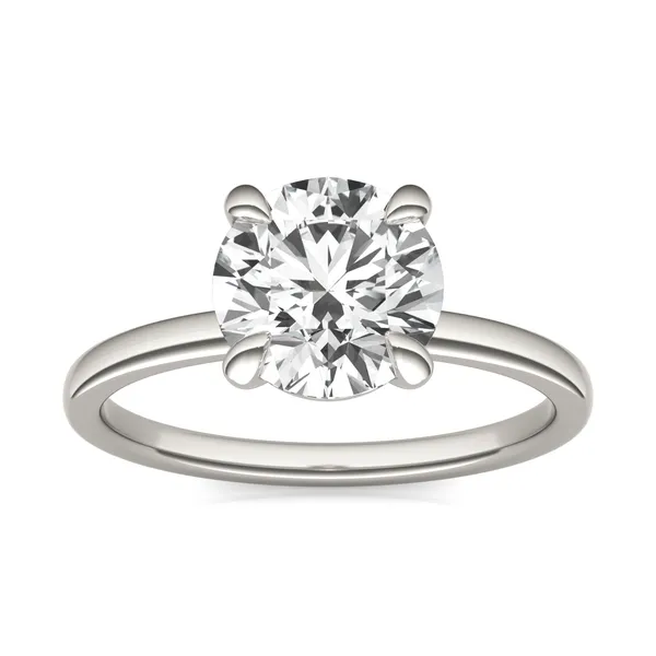 Round Custom Martini Classic Engagement Ring