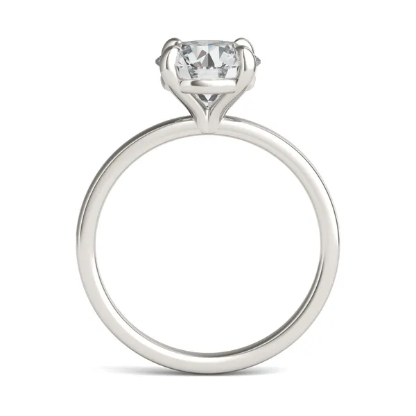 Round Custom Martini Classic Engagement Ring