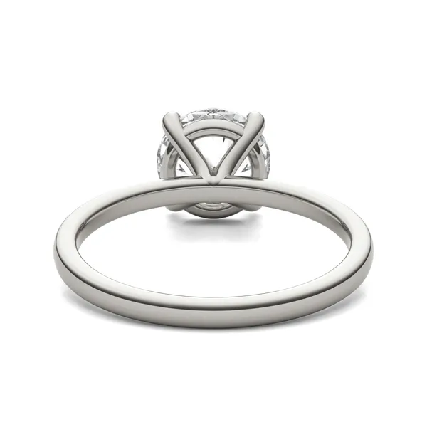 Round Custom Martini Classic Engagement Ring