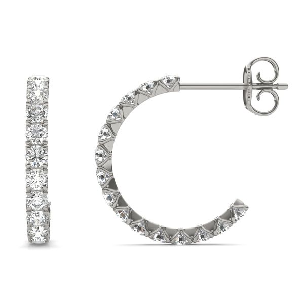 イヤリング Wilhelmina Garcia Stardust Hoop Earring/ SS22018-White Stardust Rope Earring – Wilhelmina Garcia
