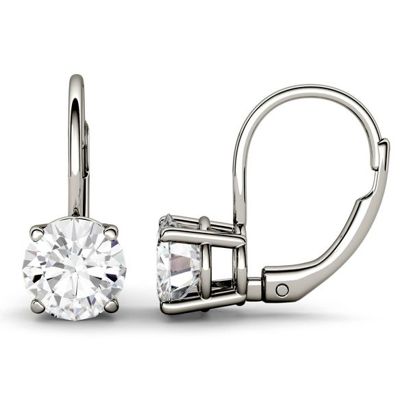 Round Brilliant Zoe Drop Earrings