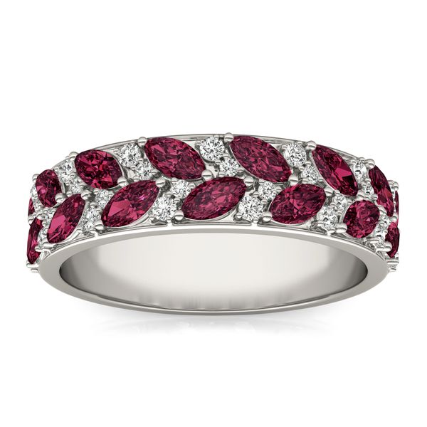 Ruby Genevieve Comfort Fit Ring